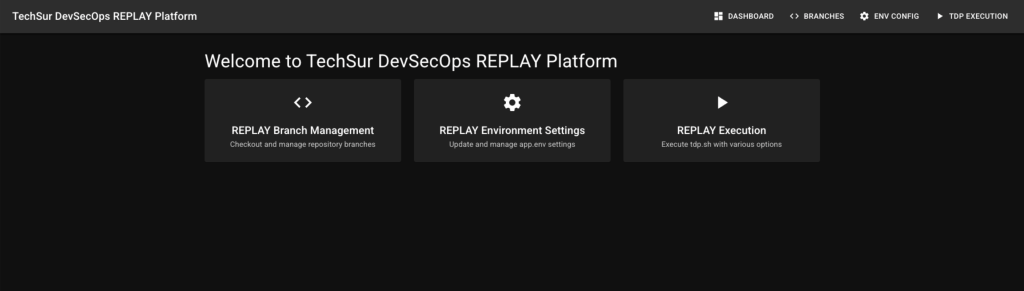 DevSecOps REPLAY Platform